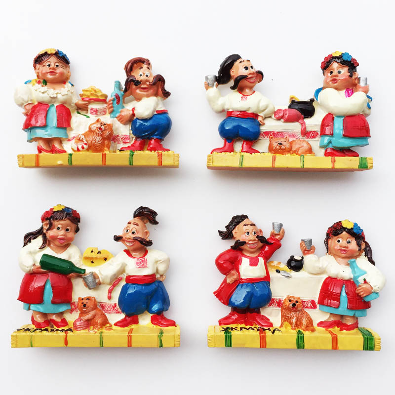 Ukrainian Folk 3D Fridge Magnet