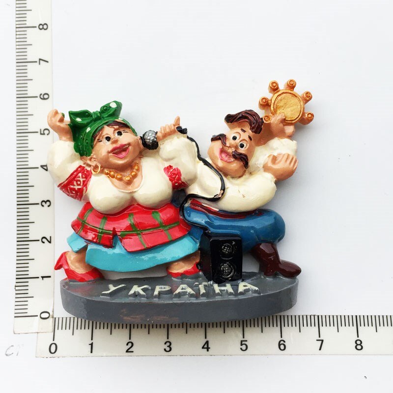 Ukrainian Folk 3D Fridge Magnet