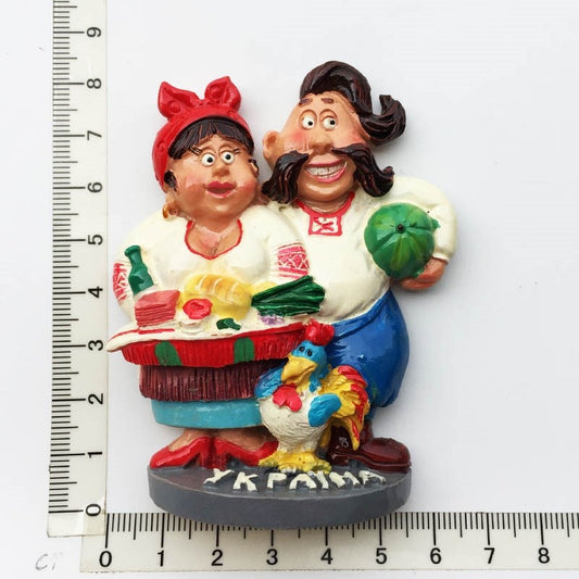 Ukrainian Folk 3D Fridge Magnet