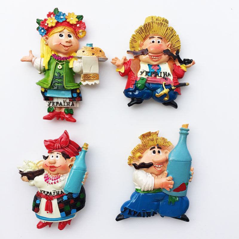 Ukrainian Folk 3D Fridge Magnet