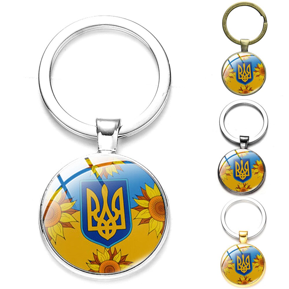 Ukrainian Vintage Trident Keychain