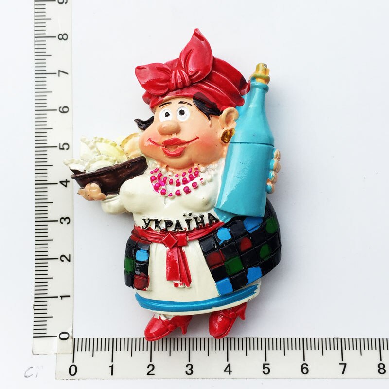 Ukrainian Folk 3D Fridge Magnet