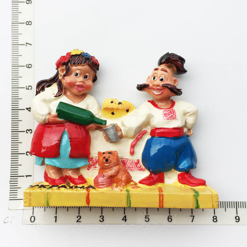 Ukrainian Folk 3D Fridge Magnet