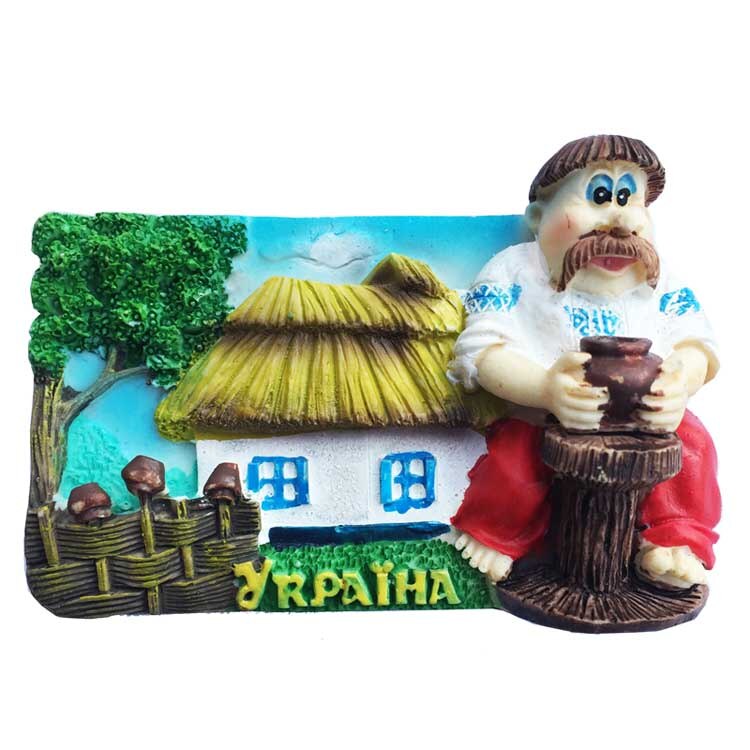 Ukrainian Folk 3D Fridge Magnet