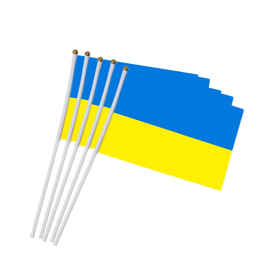 Ukrainian HandHeld Mini Flag